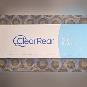 Clear Rear Bidet Attachment